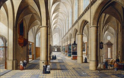 Interior of a Gothic Church by Pieter the Elder Neeffs